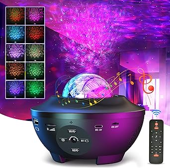 Galaxy Ocean Wave Light Projector