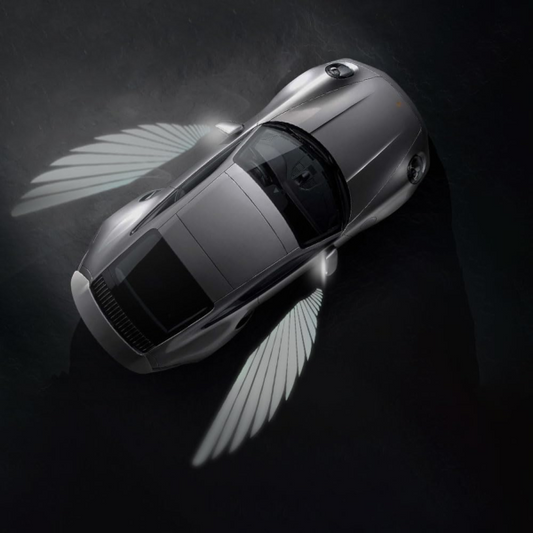 Angel Wing Light Dynamic Projection Lamp Universal Car Rear View Mirror Side Mirror (2 Pcs)